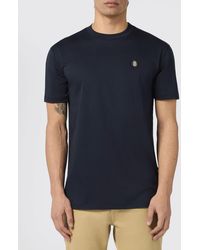 Billionaire - Cotton Jersey Crewneck T-Shirt With Applied Logo Patch - Lyst