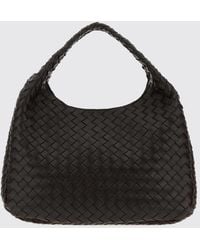 Bottega Veneta - Dark Leather Large Campana Shoulder Bag - Lyst