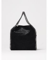 Stella McCartney - Falabella Crackle Suede Tote Bag - Lyst