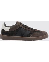 Hogan - Cool Sneakers Aus Leder Und Jacquard-Stoff Mit Monogramm Und H-Logo - Lyst