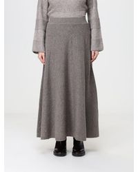 Emporio Armani - High-Waisted A-Line Maxi Skirt - Lyst