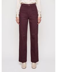 Victoria Beckham - Alina Straight Fit High-Waisted Jeans - Lyst