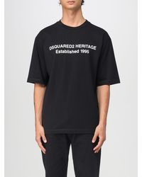 DSquared² - Basic Cotton T-Shirt - Lyst
