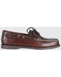 Sebago - Portland Waxed Leather Boat Loafers - Lyst