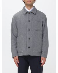 Brooksfield - Casual Wool Blend Shirt Jacket With Front Patch Pockets - Lyst