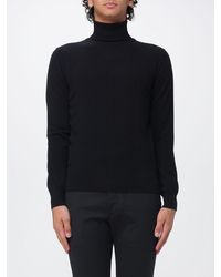 Malo - Slim Fit Pure Cashmere Turtleneck Jumper With Long Sleeves - Lyst