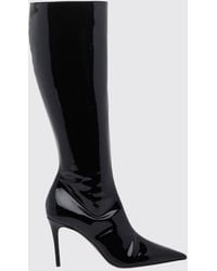 Paris Texas - Vera Knee-High Patent Leather Boots With Stiletto Heel - Lyst