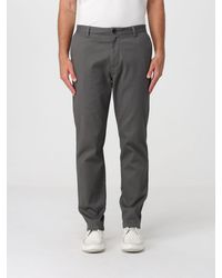 ARMANI EXCHANGE - Slim Fit Stretch Cotton Chino Trousers With American Pockets - Lyst