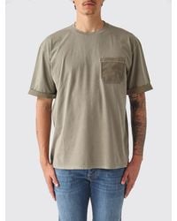 Premiata - Cotton Crew Neck T-Shirt With Patch Pocket - Lyst