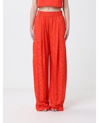 Pinko - Bedonia Viscose Blend Palazzo Trousers - Lyst