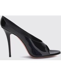 AMINA MUADDI - Sandalias de piel con tacón de 105 mm - Lyst