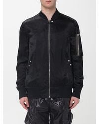 Rick Owens - Cupro And Virgin Wool Bomber Jacket - Lyst