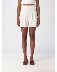 Iv.am - High-Waisted Stretch-Cotton Blend Shorts - Lyst