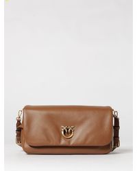 Pinko - Love Bag Click Soft Horizontal Nappa Leather Bag - Lyst