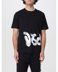 DISCLAIMER - Cotton T-Shirt With Lettering Logo Print - Lyst