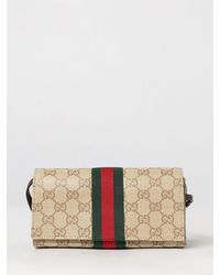 Gucci - Gg Canvas Mini Top Handle Bag With Web Stripe - Lyst