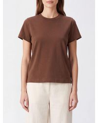 KHAITE - Crewneck Short-Sleeved T-Shirt - Lyst