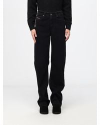 DIESEL - 1971 D-Sent High-Waisted Straight Fit Jeans - Lyst