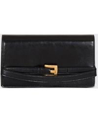 Balmain - Smooth Leather Mini Top Handle Bag With Pb Monogram And Removable Strap - Lyst