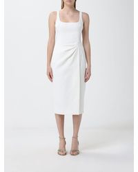 Blumarine - Crêpe Midi Dress - Lyst
