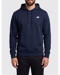 New Balance - Cotton Hoodie With Logo - Lyst