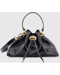 Jimmy Choo - Medium Cinch Leather Bucket Bag With Drawstring - Lyst