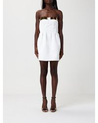 Elisabetta Franchi - Crêpe Mini Dress - Lyst