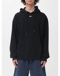 Off-White c/o Virgil Abloh - Cotton Sweatshirt With Arrow Logo - Lyst
