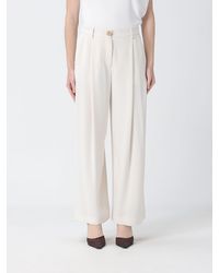 ARMANI EXCHANGE - Crêpe Wide-Leg Trousers - Lyst