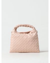 Bottega Veneta - Hop Bag In Woven Leather - Lyst