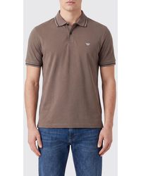 Emporio Armani - Cotton Polo Shirt With Logo - Lyst