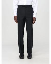 Gucci - Slim Fit Twill Tailored Trousers For Elegant Occasions - Lyst