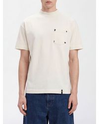 Palm Angels - Cotton T-Shirt With Patch Pocket And Contrast Logo - Lyst