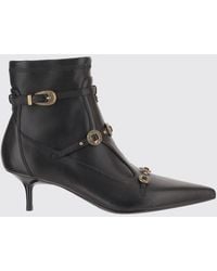 Pinko - Leather Ankle Boots - Lyst