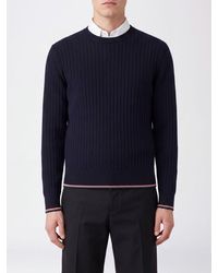 Thom Browne - Slim Fit Wool-Blend 4-Bar Crewneck Jumper - Lyst