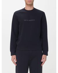 Emporio Armani - Crew Neck Sweatshirt With Logo - Lyst