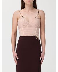 Elisabetta Franchi - Ruched Corset Top - Lyst