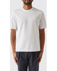 Herno - Crew-Neck Short-Sleeved T-Shirt - Lyst