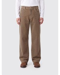 sunflower - Wide-Leg Five-Pocket Cotton Corduroy Trousers - Lyst