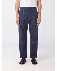 Carrera - Bay Wide-Leg Cotton Cargo Trousers With Side Pockets - Lyst