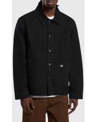 Dickies - Barn Canvas Shirt Jacket With Contrast Logo And Slash Pockets - Lyst
