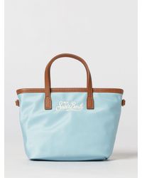 MC2 Saint Barth - Nylon Bag With Embroidered Logo - Lyst