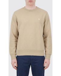 Polo Ralph Lauren - Cotton Crewneck Sweatshirt With Pony Logo - Lyst