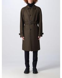 Homme Vêtements Manteaux Manteaux longs et manteaux dhiver Manteau long Tweed Manuel Ritz pour homme en coloris Noir 