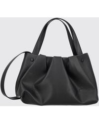 THEMOIRÈ - Themoir&Egrave Draped Vegan Leather Shoulder Bag With Removable Strap - Lyst