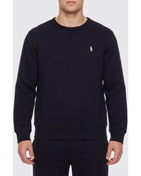 Polo Ralph Lauren - Cotton Blend Crew-Neck Sweatshirt With Logo - Lyst