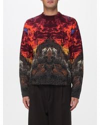 Laneus - Maglia Di Lana A Fantasia Grafica - Lyst