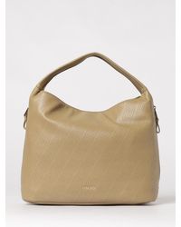 Liu Jo - Kaliska Faux Leather Bag With Perforated Monogram - Lyst