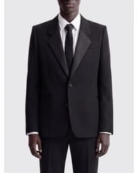 Saint Laurent - Single-Breasted Wool Blazer - Lyst