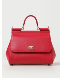 Dolce & Gabbana - Sicily Bag In Micro Grained Leather - Lyst